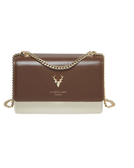 Kylie Double Chained Leather Shoulder Bag-0