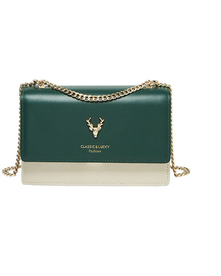 Kylie Double Chained Leather Shoulder Bag-5