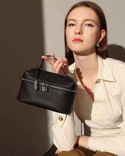 Leather Mini Cosmetic Travel Bag-2