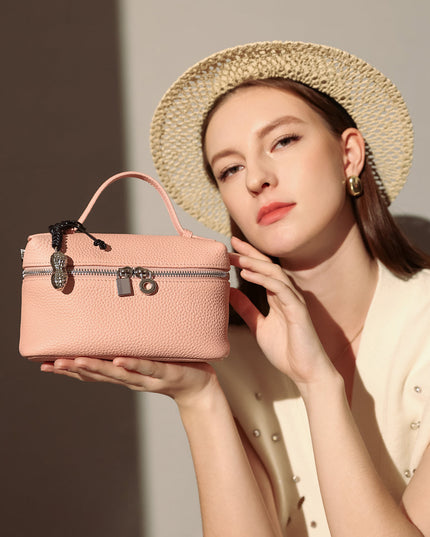 Leather Mini Cosmetic Travel Bag-5