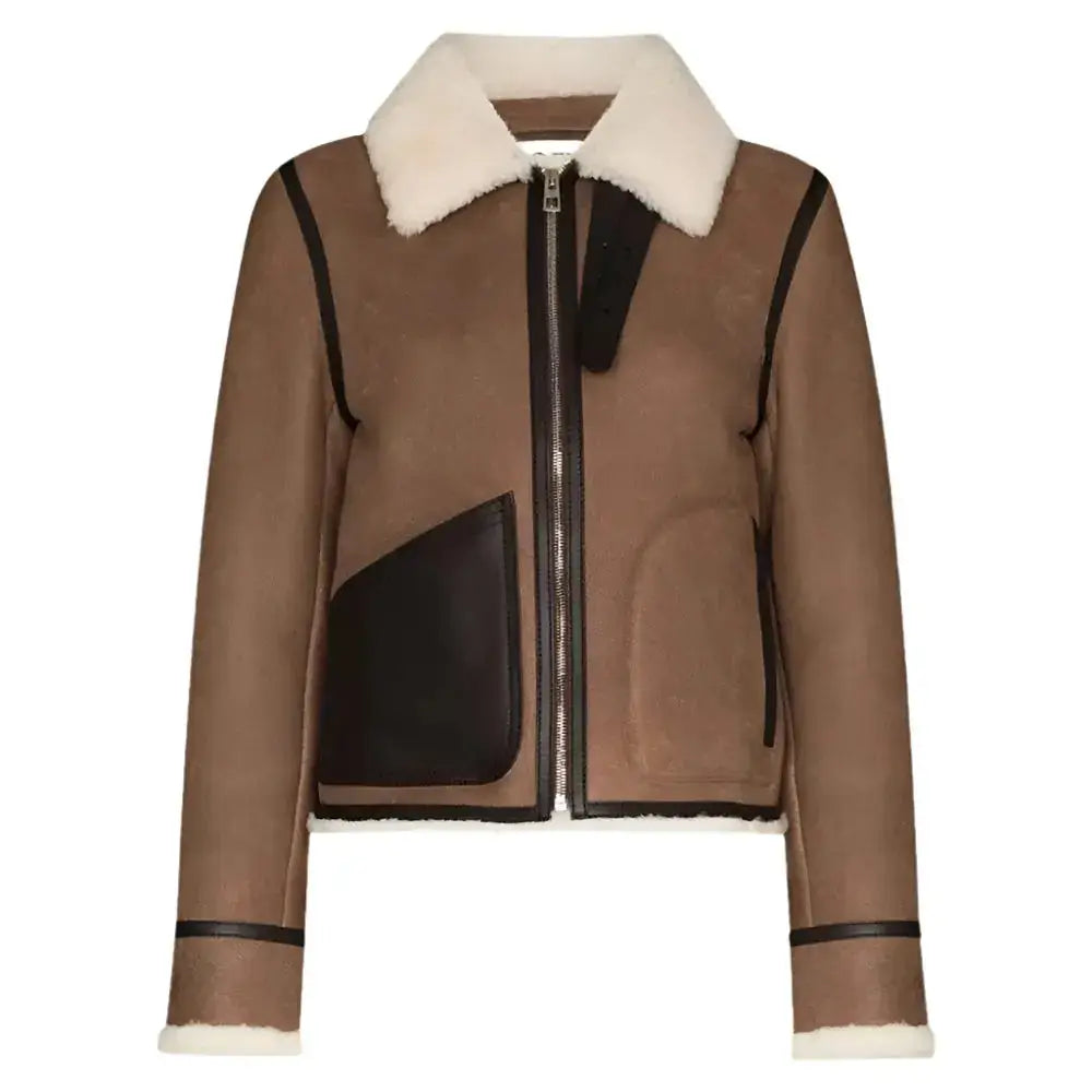 Women’s LOEWE Shearling Aviator Jacket-0