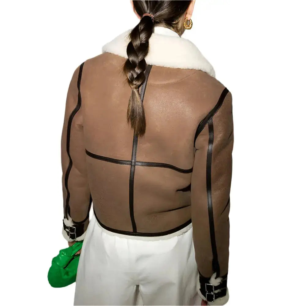 Women’s LOEWE Shearling Aviator Jacket-1