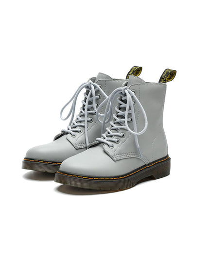 London Fog Grey Ankle Boots-1