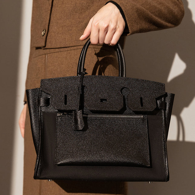 Lyon Leather Tote Bag-0