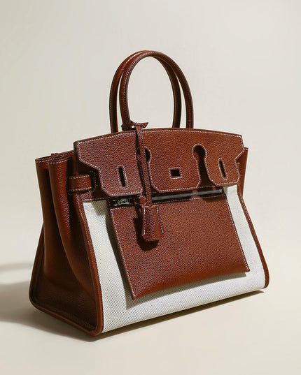 Lyon Leather Tote Bag-4