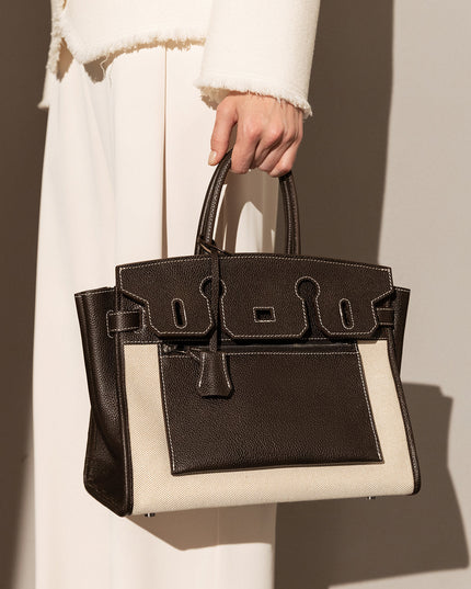 Lyon Leather Tote Bag-5