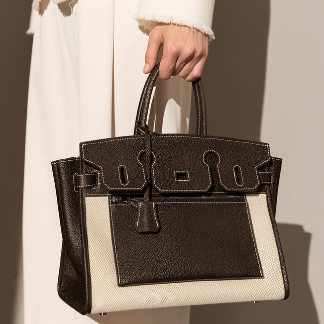 Lyon Leather Tote Bag-5