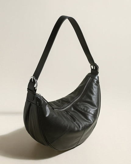Macy Slouchy Leather Shoulder Bag-1