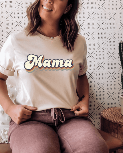 Mama Retro T-Shirt-2