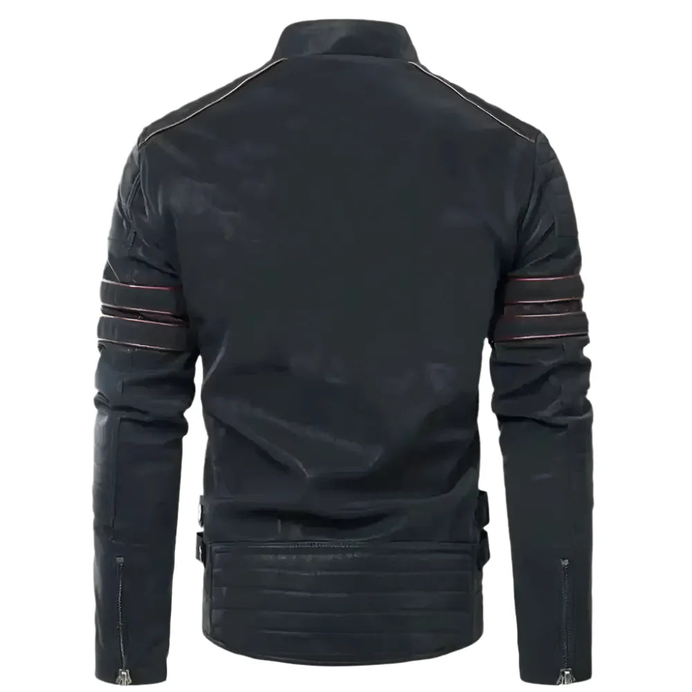 Men’s Pegasus Leather Biker Jacket-1