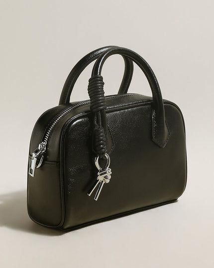 Meredith Leather Boston Top Handle Bag-1