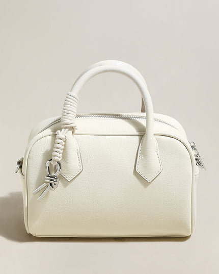 Meredith Leather Boston Top Handle Bag-5