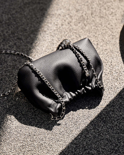 Mini Dumpling Clutch Crossbody Bag-3