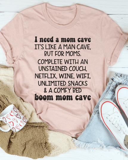 Mom Cave T-Shirt-0
