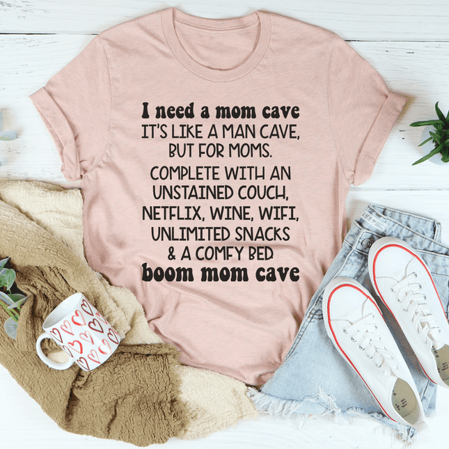 Mom Cave T-Shirt-0