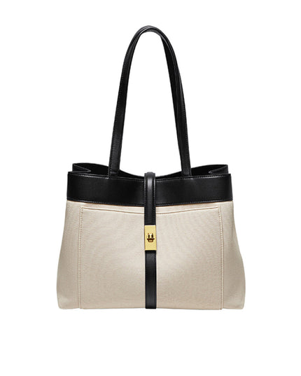 Oregon Metro Leather Buckle Strap Tote Bag-0