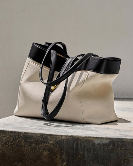Oregon Metro Leather Buckle Strap Tote Bag-4
