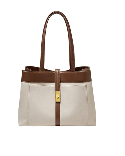 Oregon Metro Leather Buckle Strap Tote Bag-5