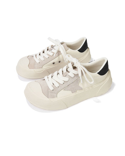 Pastel Star Canvas Sneakers-1