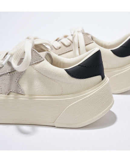Pastel Star Canvas Sneakers-4