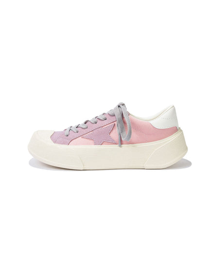 Pastel Star Canvas Sneakers-5