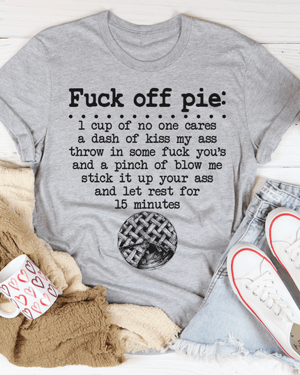 Pie Recipe T-Shirt-2