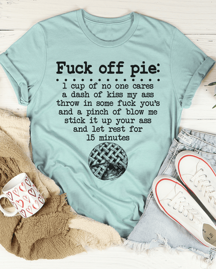 Pie Recipe T-Shirt-3
