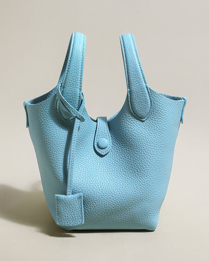 Playful Leather Bucket Bag-0