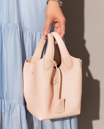 Playful Leather Bucket Bag-3