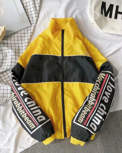 Jacket Men Windbreaker Autumn Hip Hop Couple Thin Jacket Windbreaker Patchwork Multi Pockets Casual Track Coat Streetwear-8