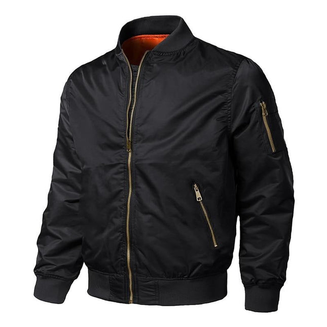 Winter Jackets Men MA1 Bomber Pilot Coat Thermal Padded Casual Baseball Varsity Jacket Male Military Army Windbreaker-4