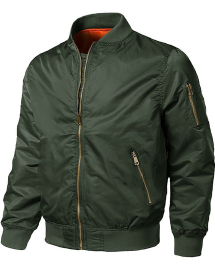Winter Jackets Men MA1 Bomber Pilot Coat Thermal Padded Casual Baseball Varsity Jacket Male Military Army Windbreaker-3
