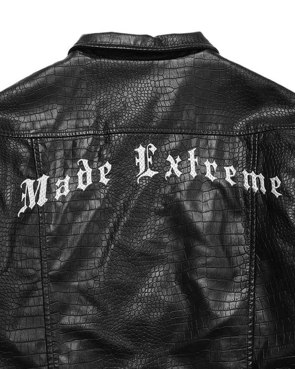 Leather Parkas Jackets Men Pockets Thick Black Motorcycle Jacket Vintage High Street Punk Fashion Turn-down Collar Coat-3