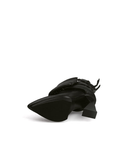 Puffy Leather Platform Boots-4