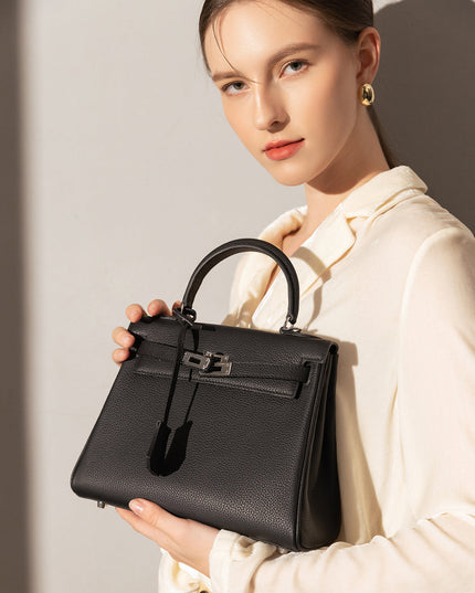 Queens Mini Top Handle Leather Bag-2
