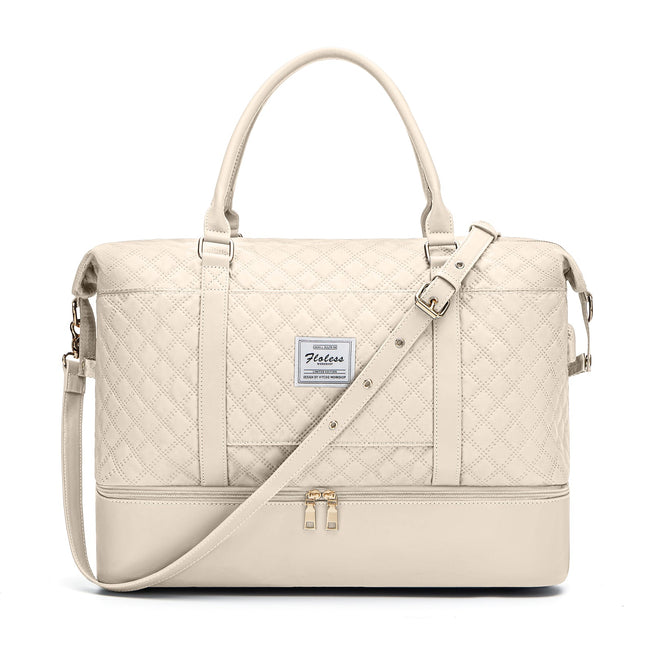Quilted Business Overnight Travel Duffel Bag-0