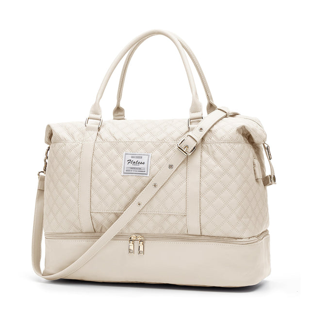 Quilted Business Overnight Travel Duffel Bag-1