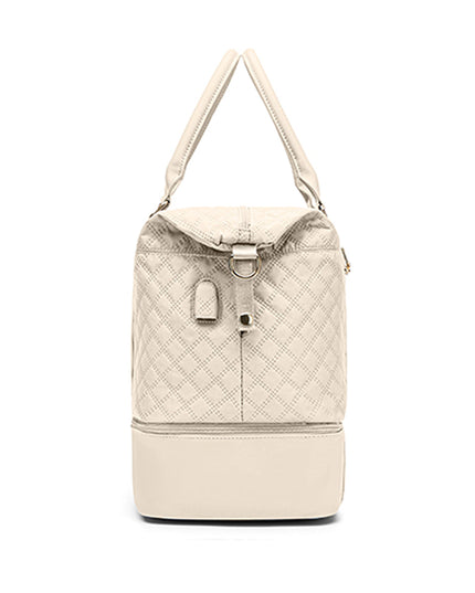Quilted Business Overnight Travel Duffel Bag-2