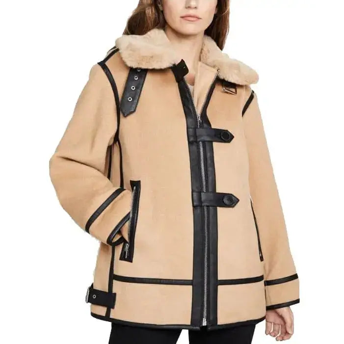 Women’s Real Housewives Ramona Singer Jacket – Fur Collar-0