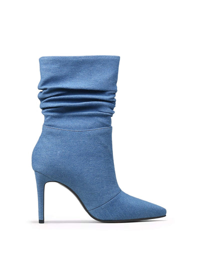 Slouch Stiletto Denim Blue Boots-2