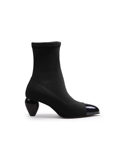Sock Boots with Spiral Heels-2