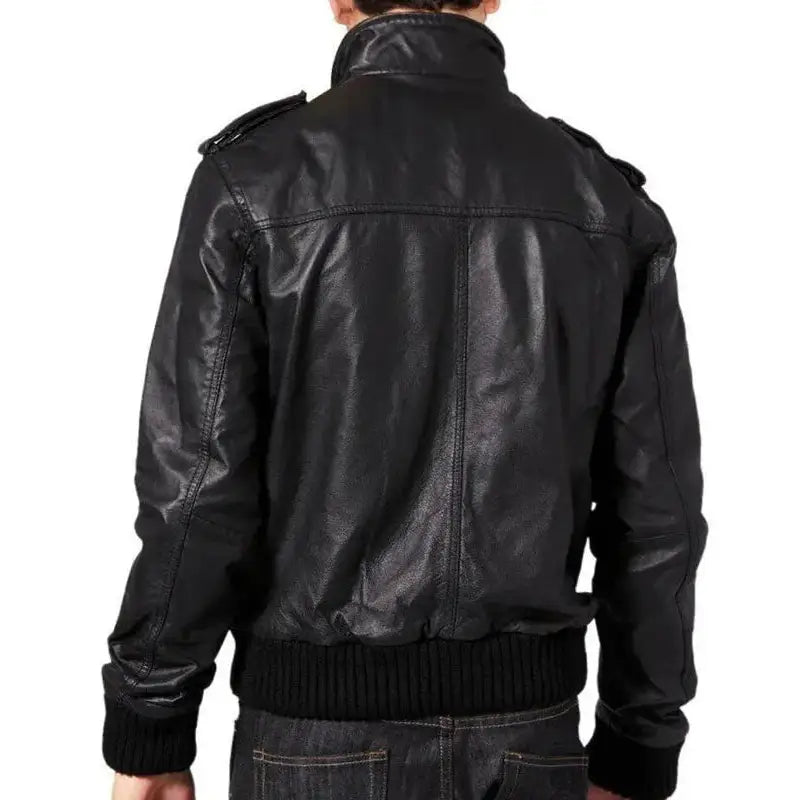 Men’s Sheepskin Bomber Jacket-1