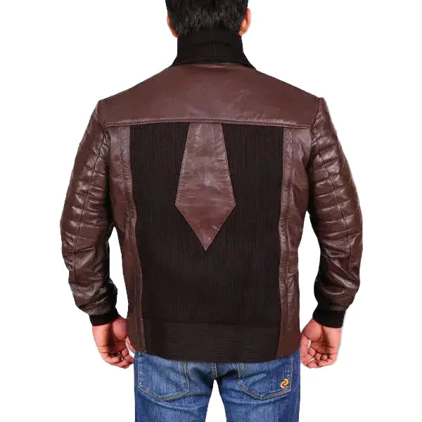 Men’s Brown Leather Jacket-1