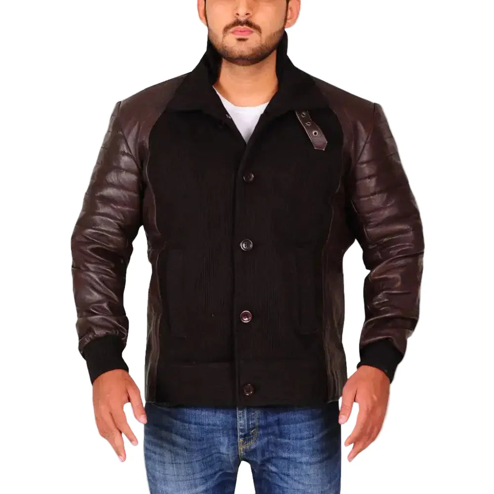 Men’s Brown Leather Jacket-3