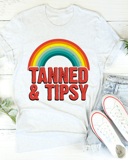 Tanned & Tipsy T-Shirt-1