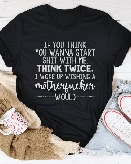 Think Twice T-Shirt-0