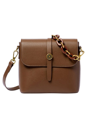 Timeless Flap Leather Shoulder Bag-5