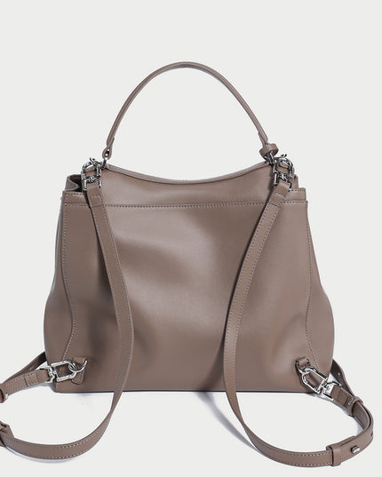 Two Way Leather Backpack-4