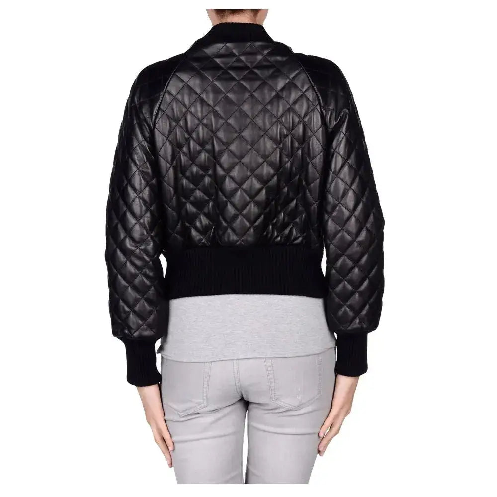 Women’s Bomber Stunning Fashion Leather Jacket-1