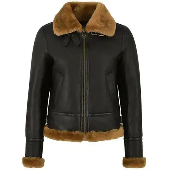 Women’s B3 RAF Shearling Aviator Jacket-0